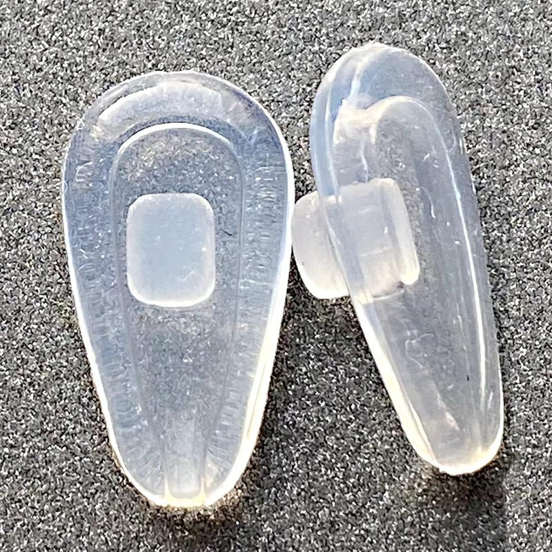 Eazean Replacement Nose Pads for Oakley Eyeglasses/Sunglasses, 5 Pairs Clear Silicone Nose Pieces Guards - Image 2